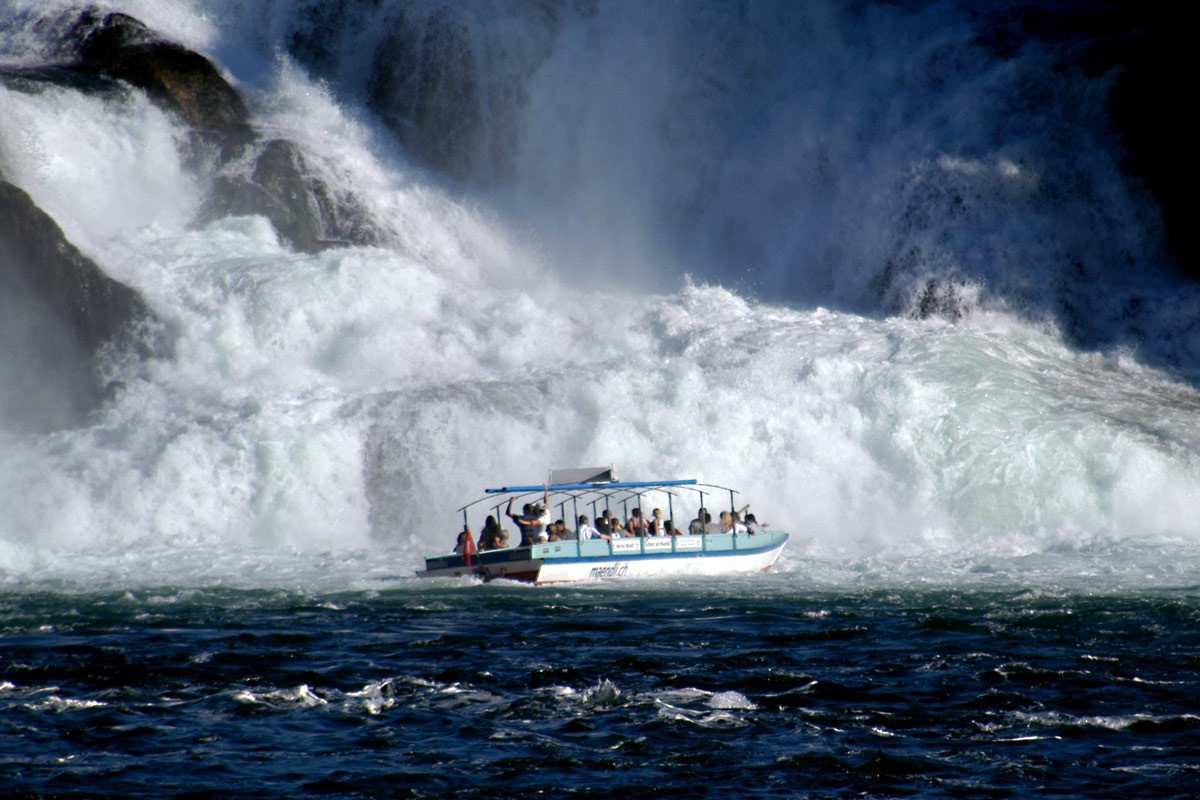 The spectacular Rheinfalls, Lake Constance The spectacular Rheinfalls, Lake Constance