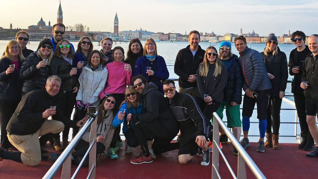 Sailing into Venice