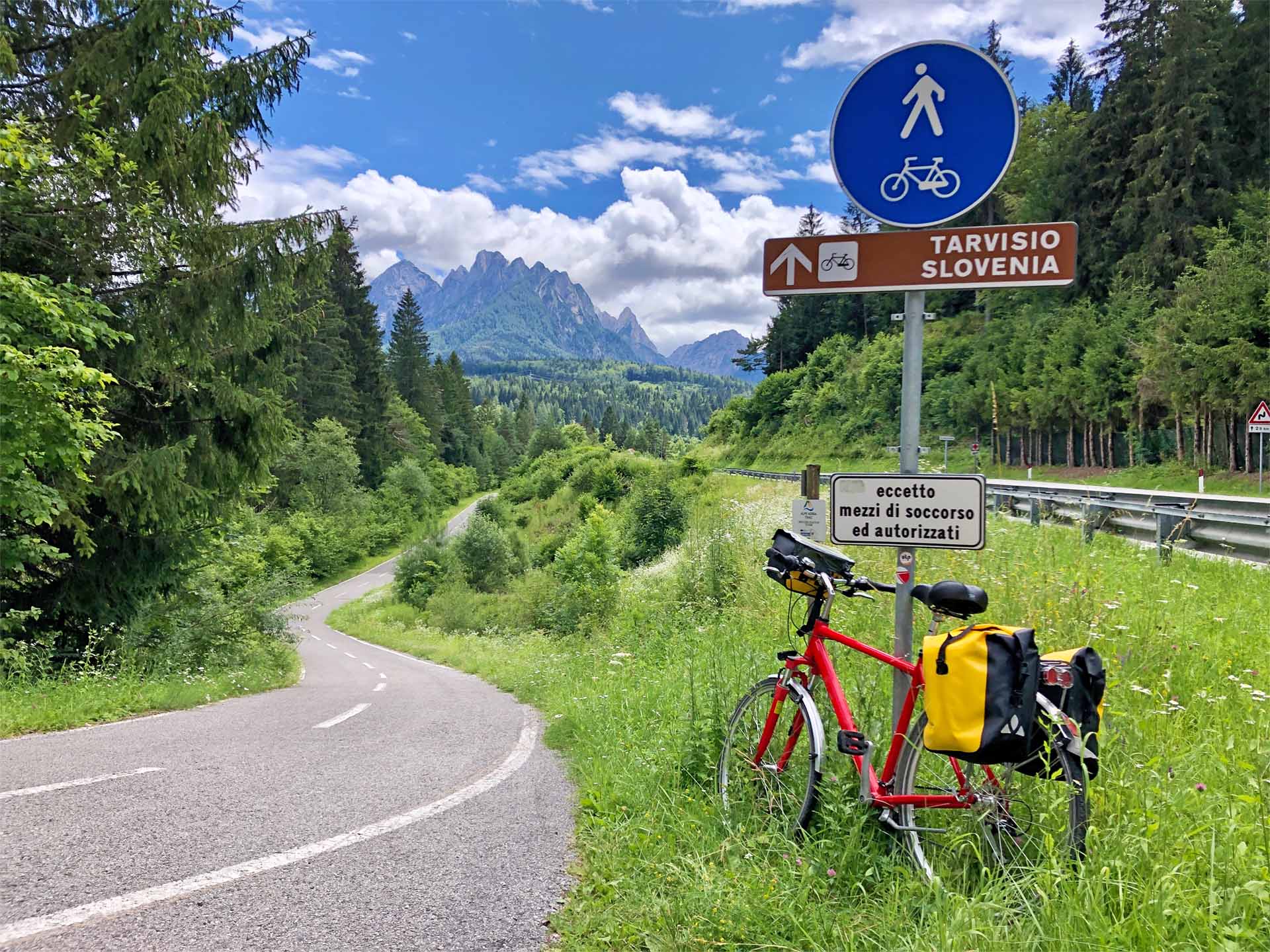 Alpe Adria - Salzburg to Grado - Dedicated Tarvisio Cycle Path