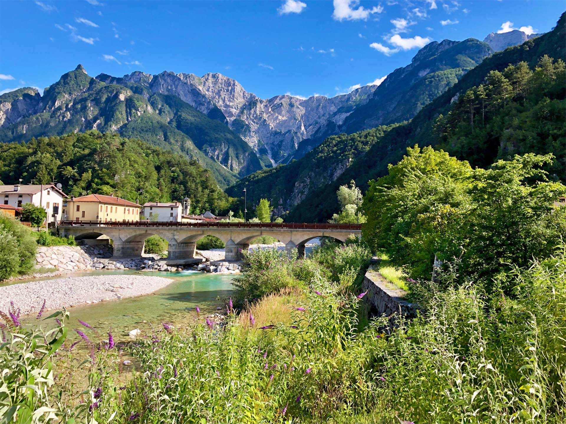 Alpe Adria - Salzburg to Grado - View of the Alps