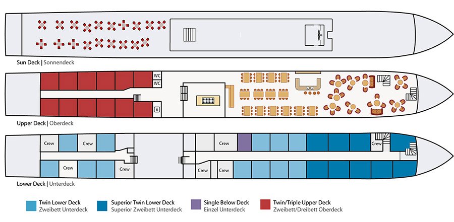 De Nassau - Deck plan