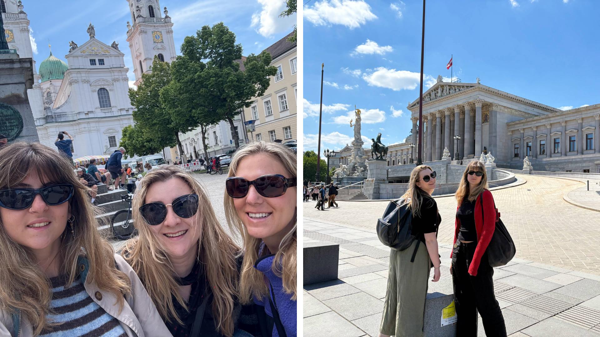 Arianna, Lucy and Jess in Vienna 2025 Arianna, Lucy and Jess in Vienna 2025