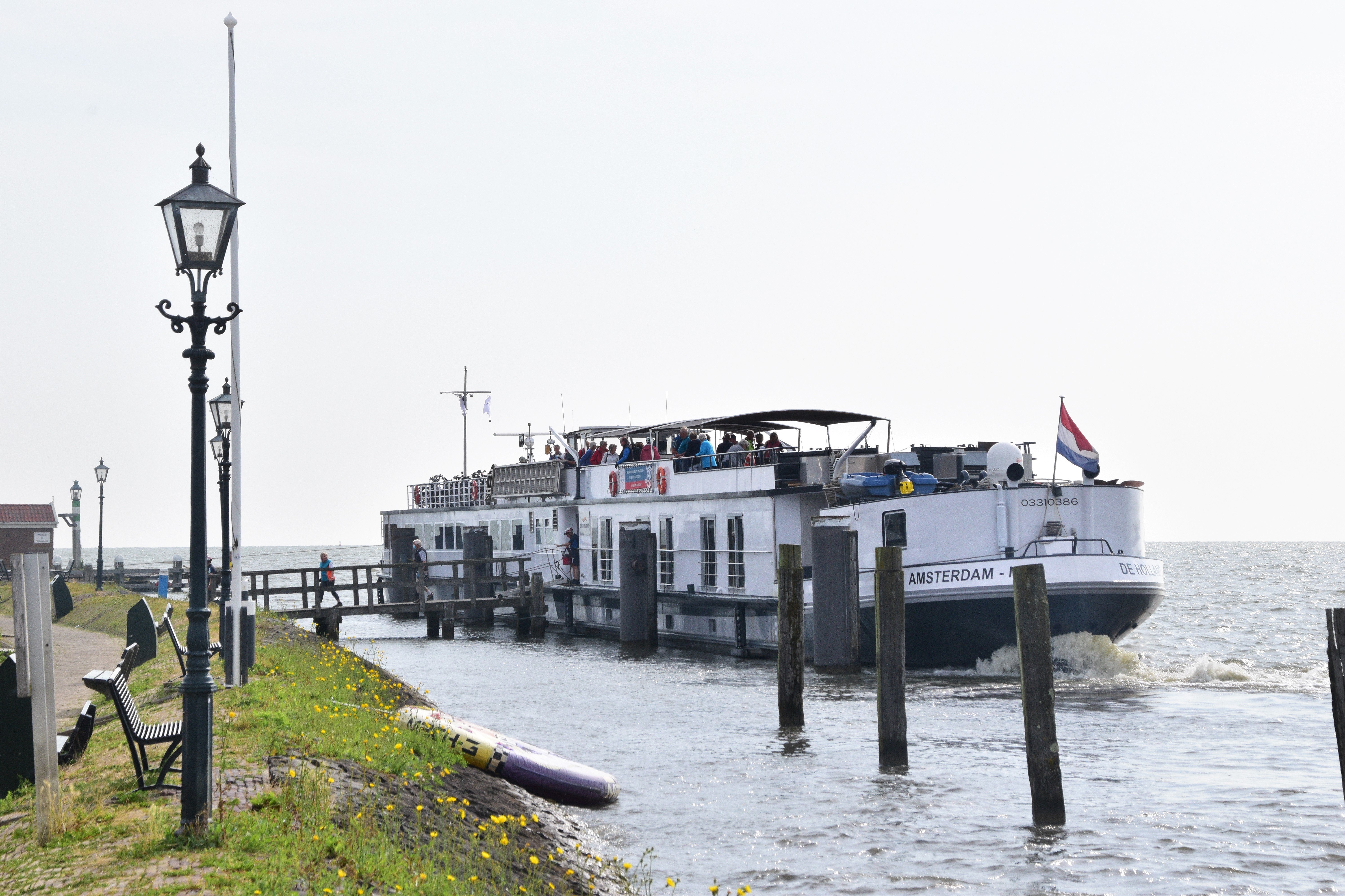 De Holland docked in Volendam De Holland docked in Volendam