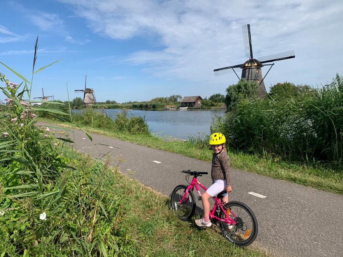 Windmills on our Bruges to Amsterdam Bike Tour Windmills on our Bruges to Amsterdam Bike Tour