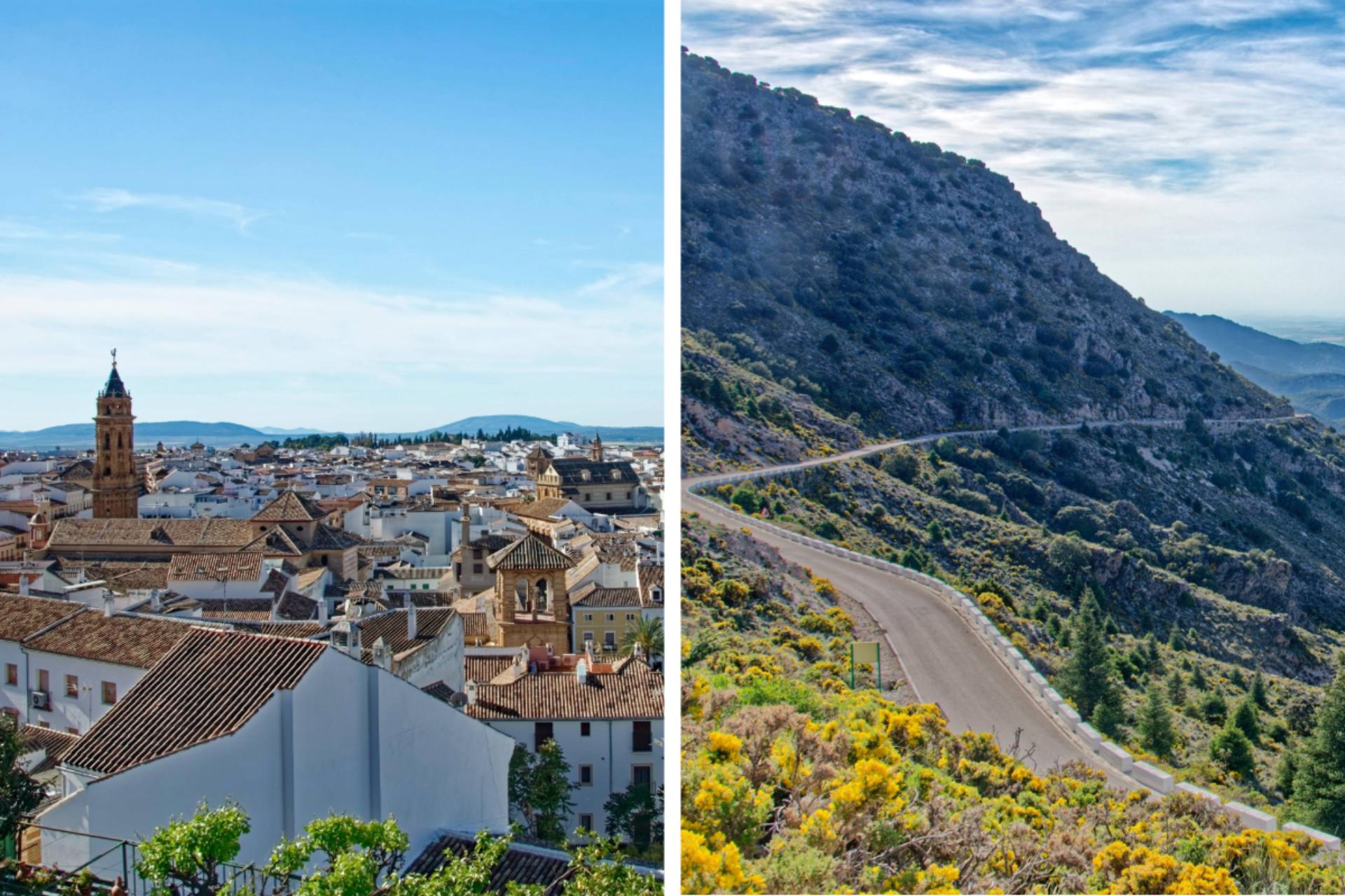Antequera's Whitewashed Houses & The Puerto de los Vientos Mountain Pass Antequera's Whitewashed Houses & The Puerto de los Vientos Mountain Pass