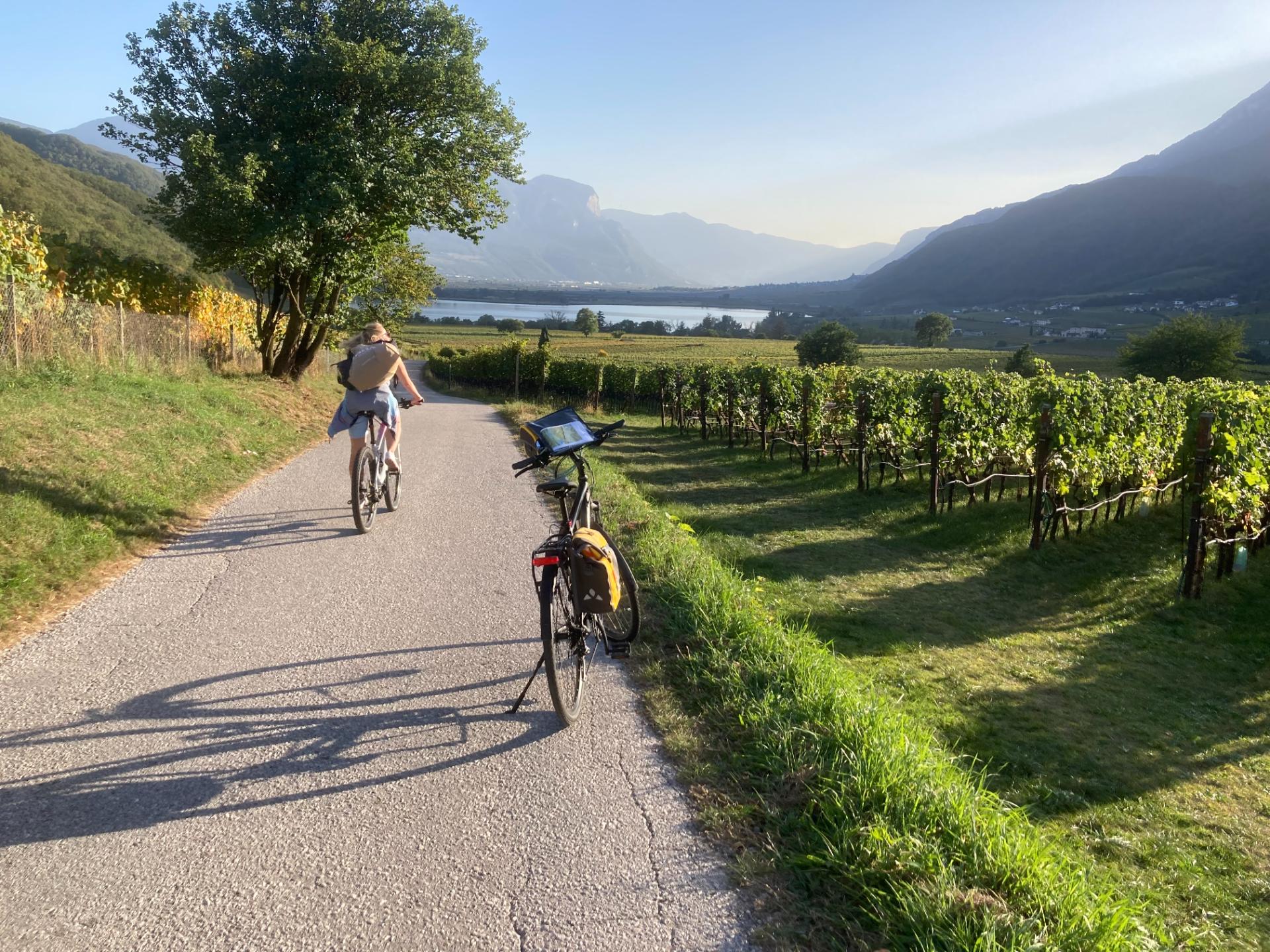 Freedom Trekker Robert on our Bolzano from One Hotel Bike Tour