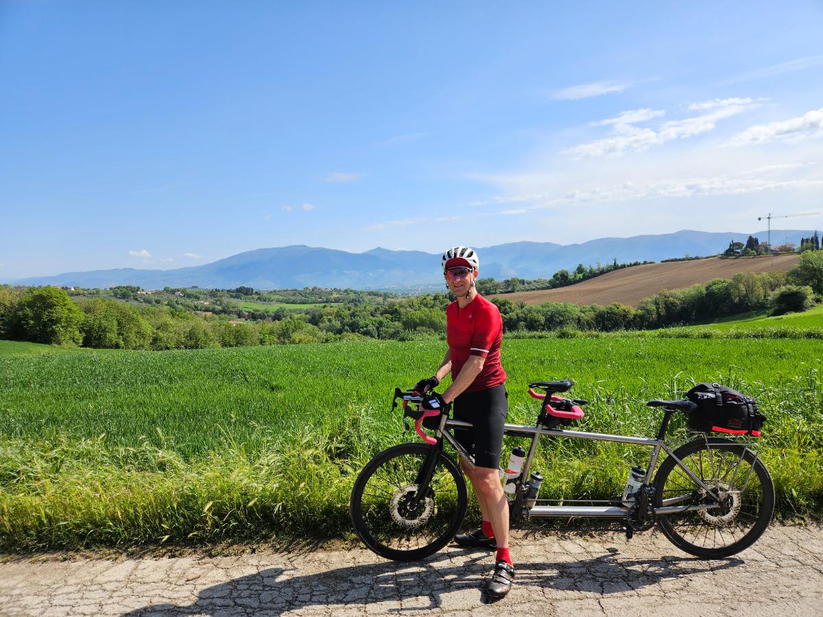 Kay Fazakerley - Umbria Discovery Extended Bike Tour, April 2025