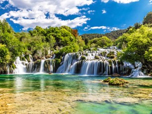 Krka national park, Skradinski buk waterfall, Croatia