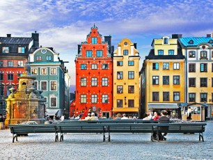 Buildings in Stockholm, Sweden