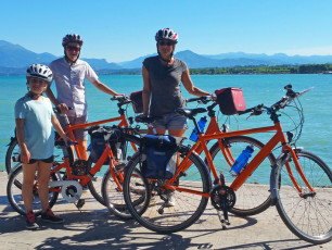 Cycling Lake Garda Family