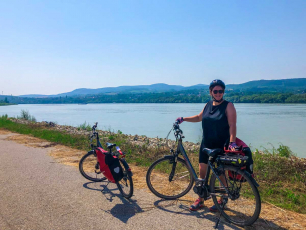 E-bike cycling Vienna to Budapest
