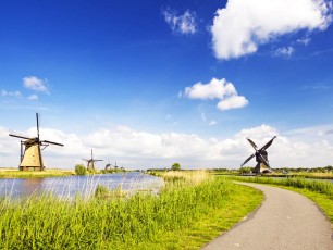Kinderdik Bike Path, Holland