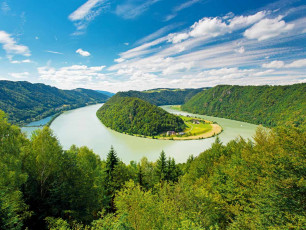 Danube bend, Donauschlinge, Schlogen, Austria