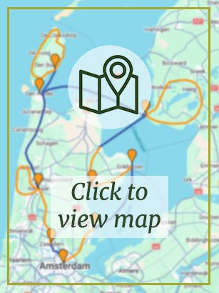 Northern Holland Boat & Bike Tour - Map Preview