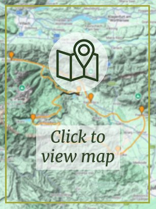 Slovenia's Castles, Lakes & Mountains Bike Tour - Map Preview