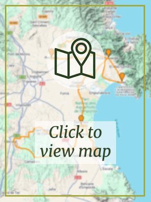 Catalan Coast & Villages Bike Tour - Map Preview