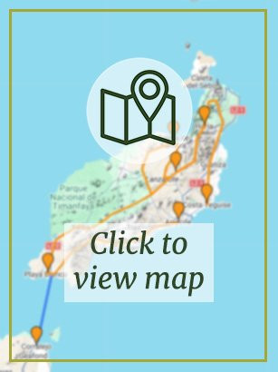 Lanzarote Bike Tour - Land of the Volcanoes - Map preview