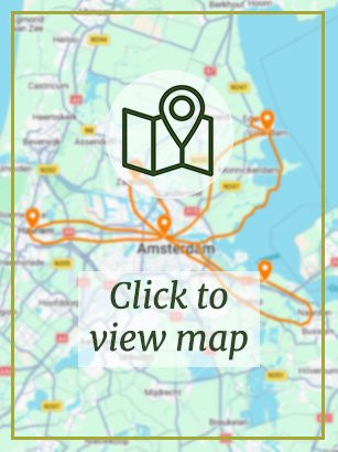 Amsterdam One Hotel Bike Tour - Map Preview
