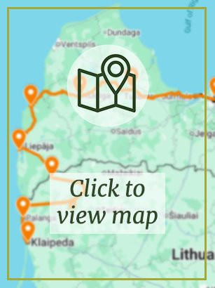 Klaipeda to Riga Map Preview Klaipeda to Riga Map Preview