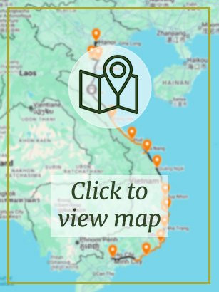 Hanoi to Ho Chi Minh Bike Tour - Map Preview